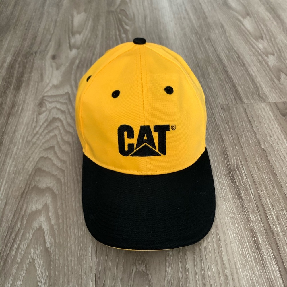 CAT Caterpillar Yellow Baseball Hat
